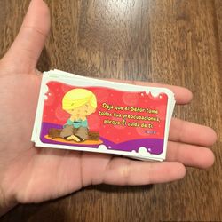 Spanish Bible Verse Cards for Kids – 65 Cards, Open Box, New
