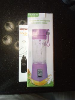 Portable juice blender bottle rechargeable