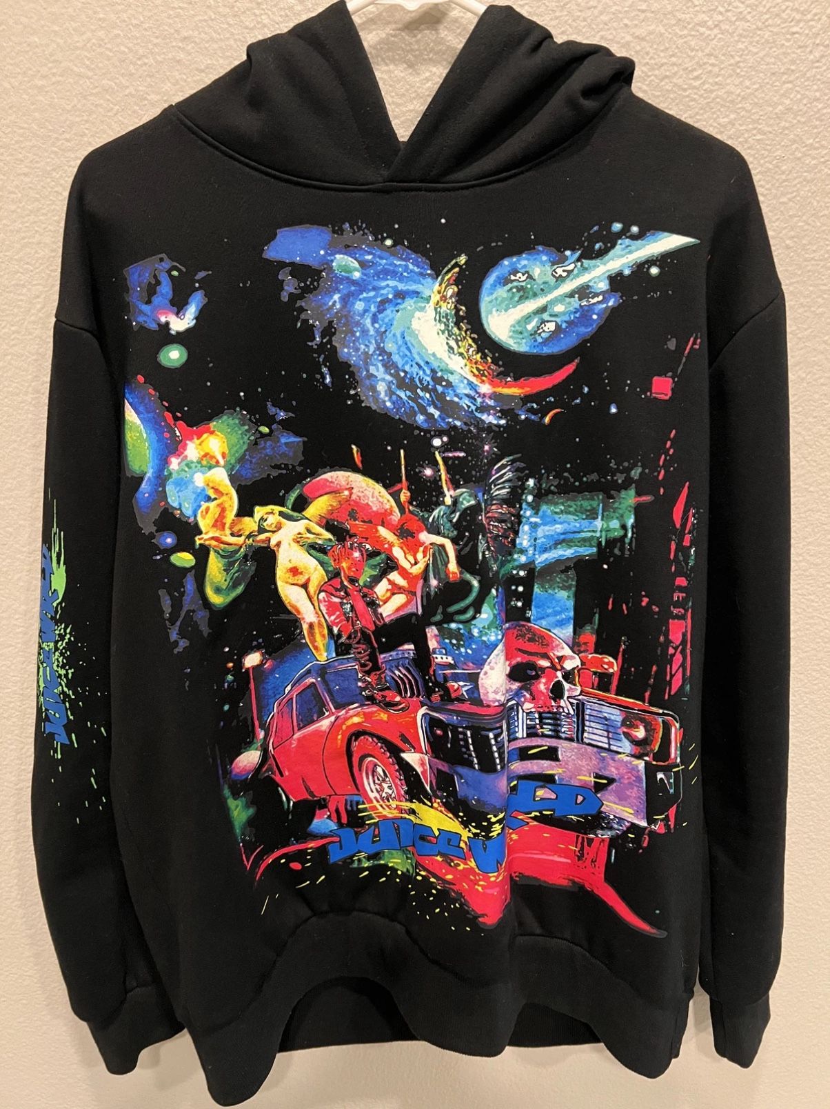 Vlone X Juice wrld Hoodie Size m