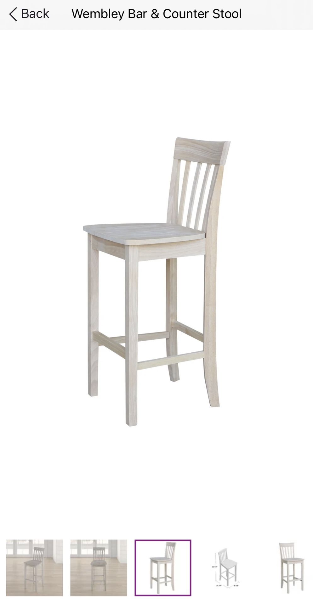Wayfair Wembley Bar and Counter stool