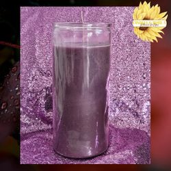 LILAC PALE PURPLE Jumbo Votive Glass Jar Candle