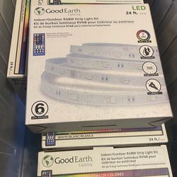 24 Ft Indoor/Outdoor Multicolor LED tape light kit – New  (unopened)