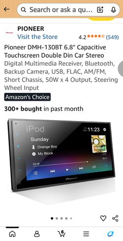 Car touch screen stereo