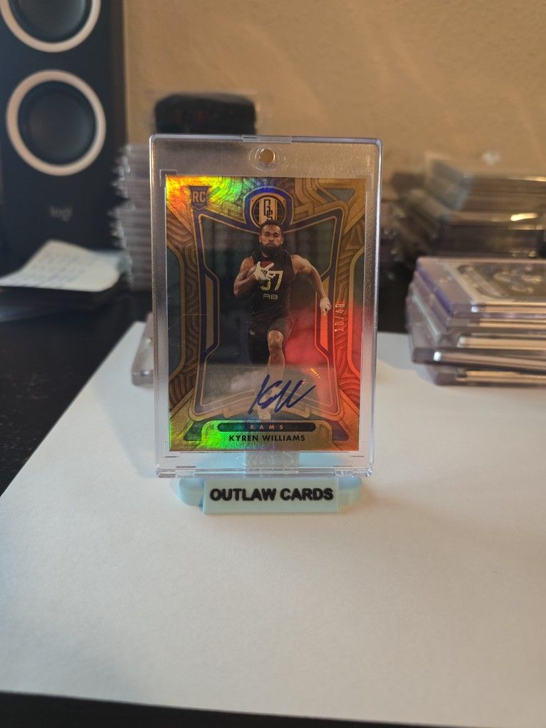 2022 Kyren Williams Rookie Auto Panini Gold Standard 10/49