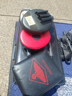 Sparring Gear: Everlasting focus mitts, Century punch pad, Century kick pad, TKO  L/XL youth head gear