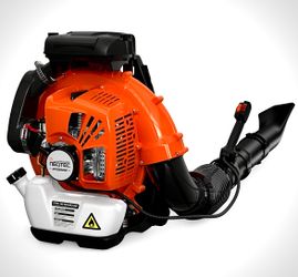 High-Power 52cc 2-Stroke Gas-Powered Backpack Leaf & Snow Blower Equip