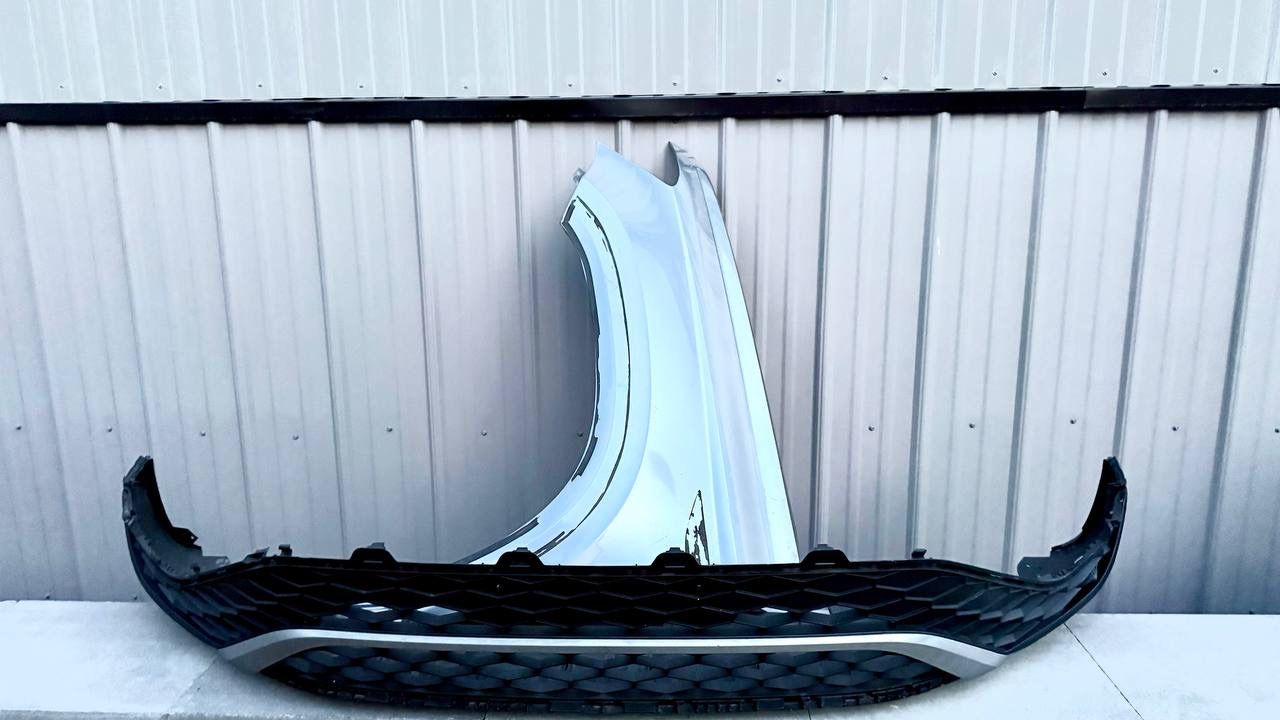 2021 2022 2023 2024 VW TAOS FRONT BUMPER + DRIVER FENDER ORIGINAL