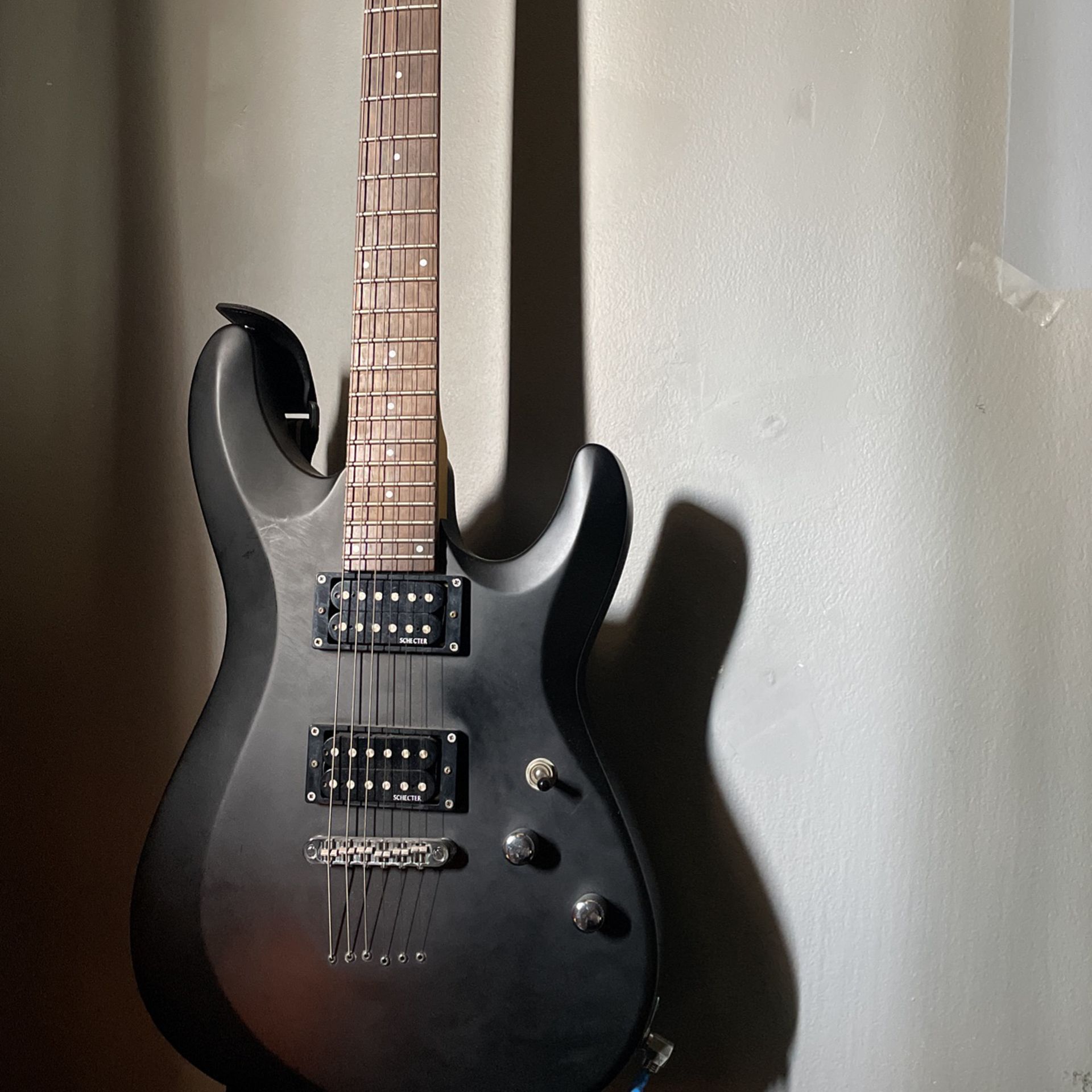 Schecter Diamond Series Black Guitar