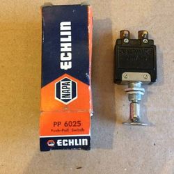 NOS NAPA Echlin PP 6025 Push Pull Switch w/ Original Box