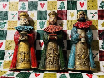 Vintage Three Kings Wise Men Set