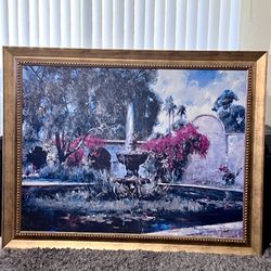 🖼️ Large Framed Wall Art – Elegant Statement Piece (55” x 44”)