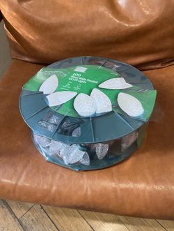 Home Accents Holiday 100 Count Warm White Faceted C9 LED Lights (Model