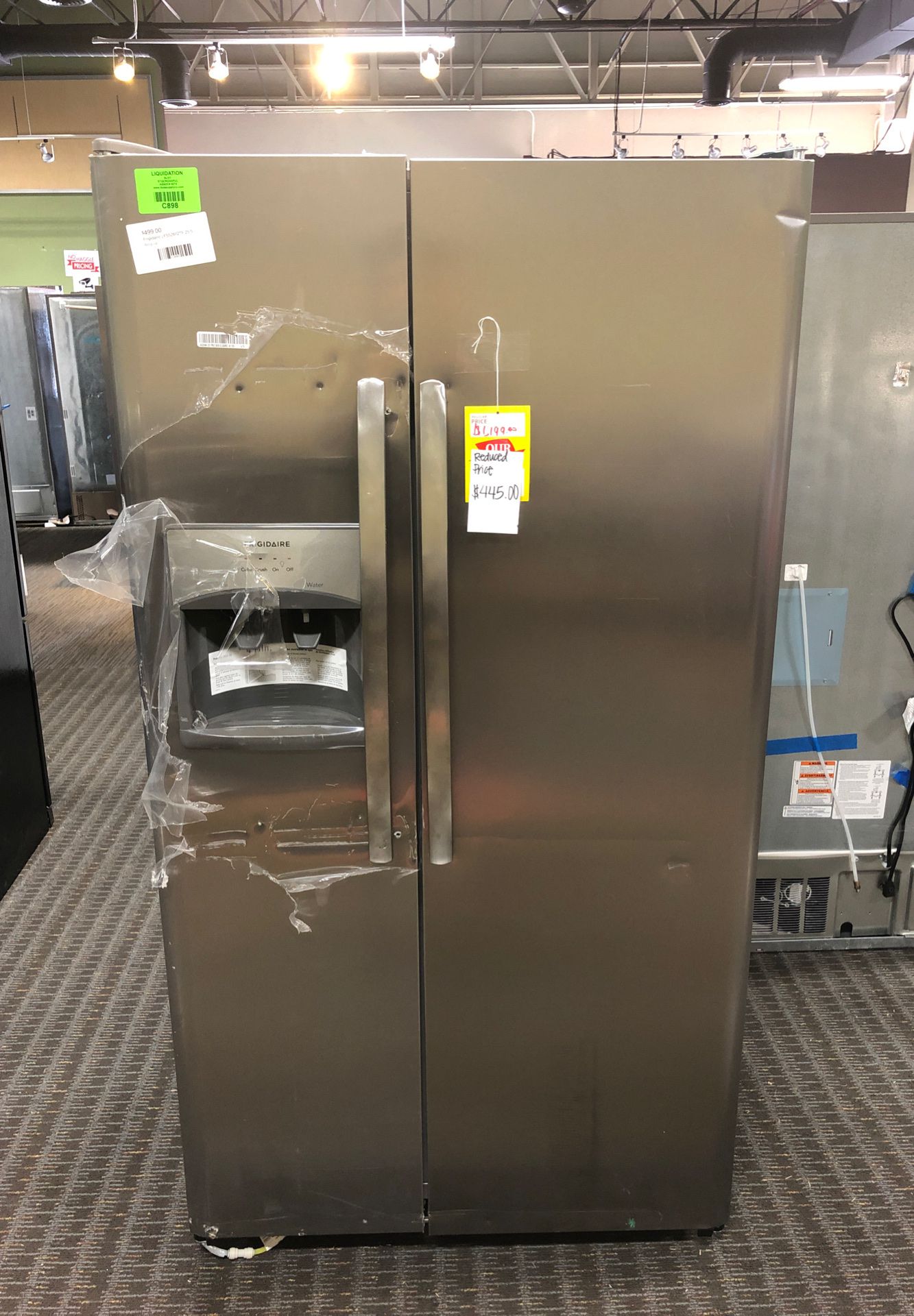 Frigidaire Side by Side Stainless Steel Refrigerator Model: LFSS2612TF 🔥