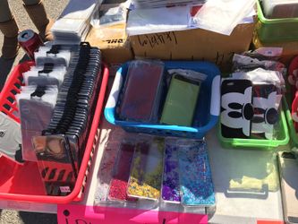 We have privacy tempered glass,regular tempered glass, hard cases, wallet cases and many more, batter packs , car chargers and many more ! We deliver