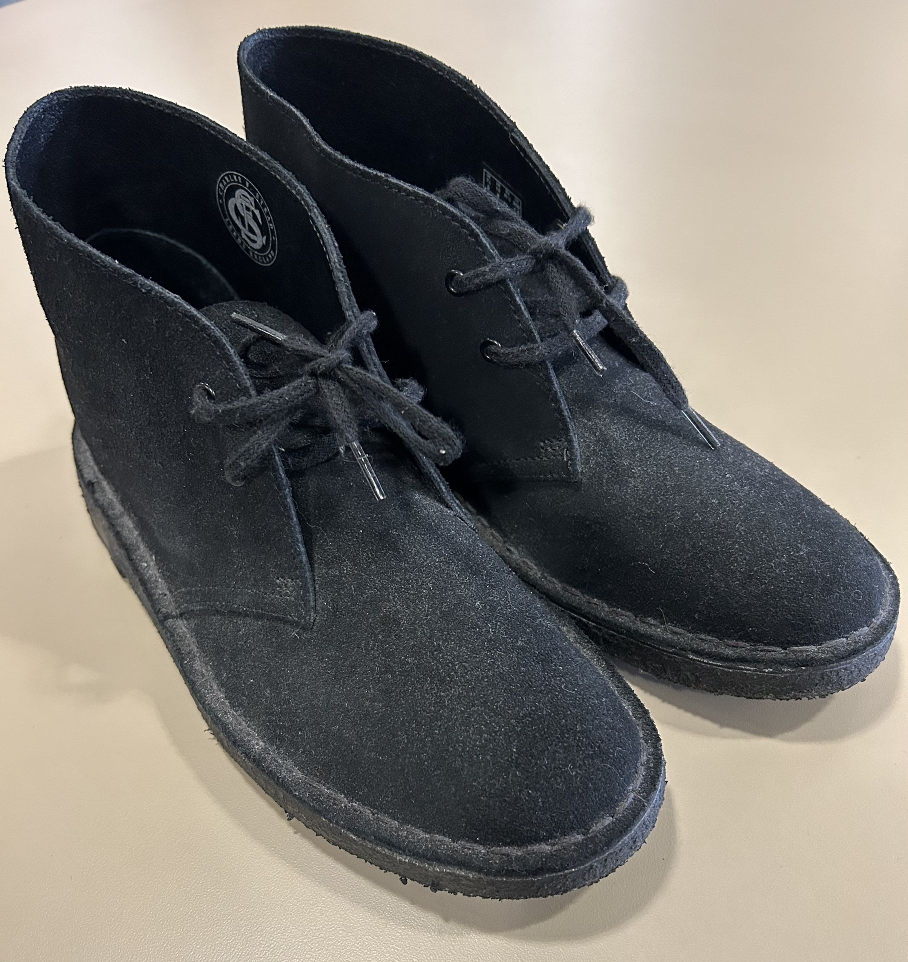 Clarks Original Desert Boots Black Suede Size 10 Men’s