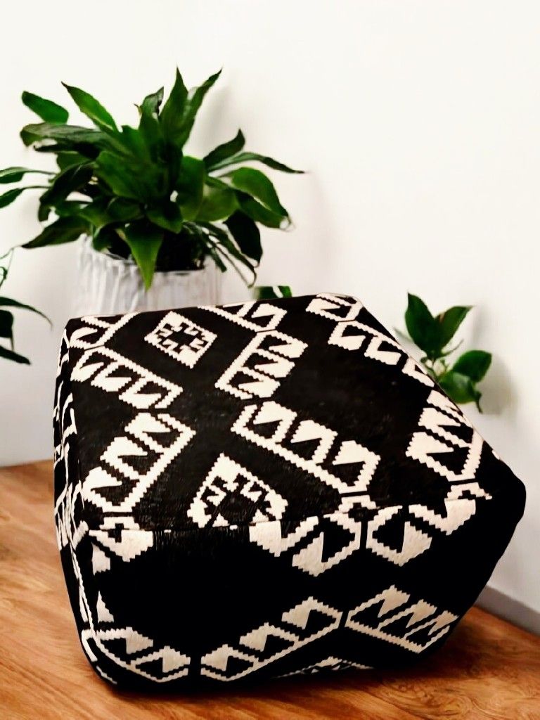 Aztec Ottoman Pouf