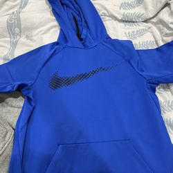 Nike blue hoodie very good condition size M