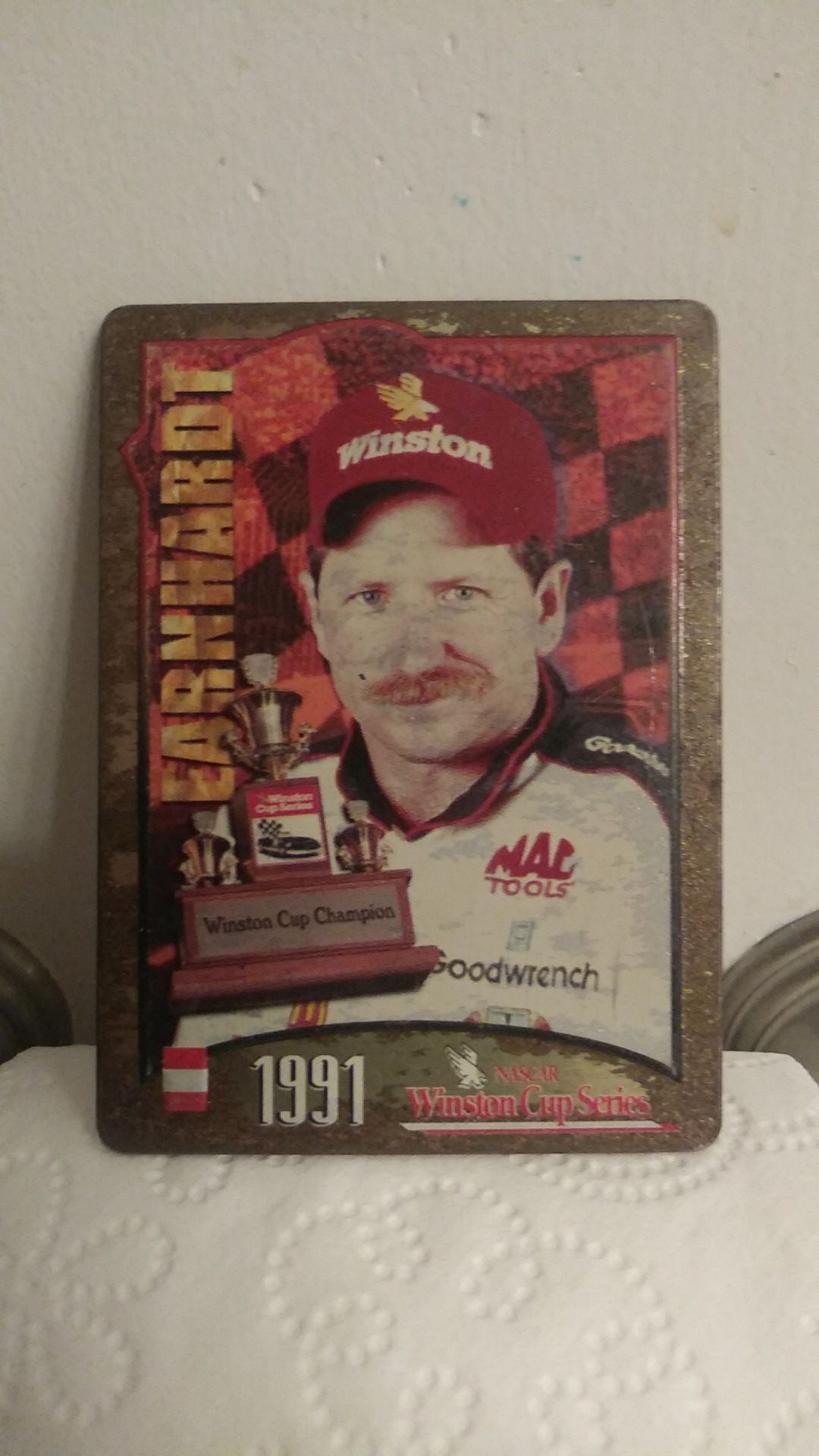 1991 Dale Earnhardt (Metal NASCAR Card)