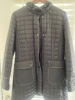 DKNY Hooded Jacket, Black, Size M