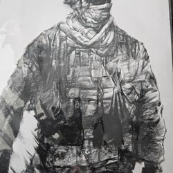Modern Warfare 2 Pencil Sketch