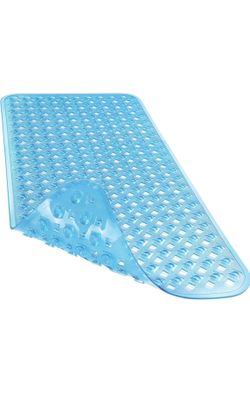 Yimobra Original Bathtub Mat Non Slip, Bath Mats for Tub, Shower Mat with Drain Holes Suction Cups, Machine Washable, BPA, Latex,Phthalate Free, 34.5 