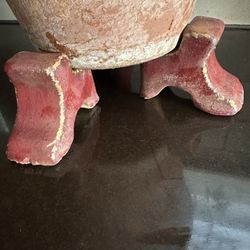 Vintage Terra Cotta Pot Feet