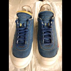 Distressed Denim NIKE Drops w/Cork Insoles