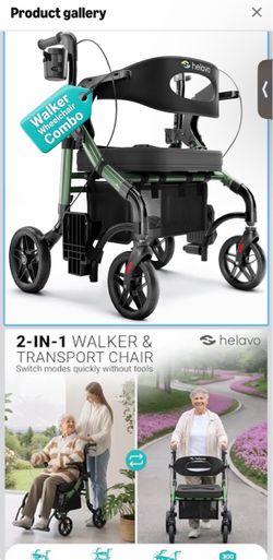 Walker/ wheelchair combo
