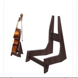 DMREFIT Cello Stand, Wooden Cello Stand with Bow Holder,Detachable full-size cello   New