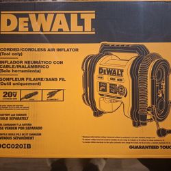 Dewalt 20 Volt Air Inflator