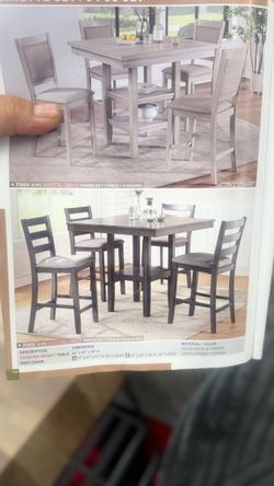 Dark Grey Table, Brand New