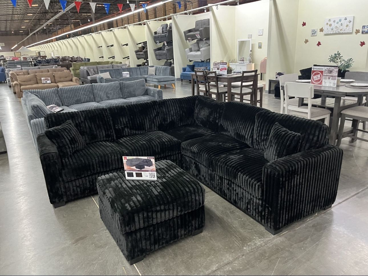 Black Sectional