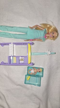 Mattel Barbie Baby Doctor Playset with Blonde Doll