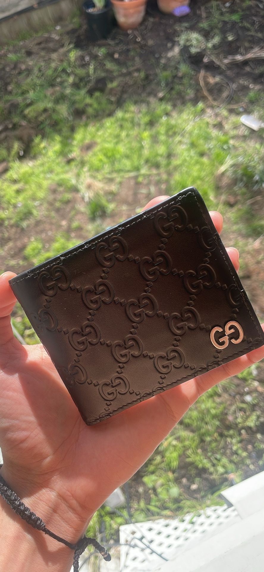 GUCCI signature wallet black fold (original)