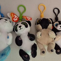 Beanie Boos Bellies Babies Bag Clips Purse Charms 