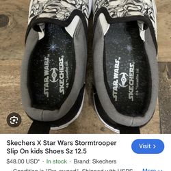 Star Wars sketchers size 11 shoes