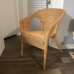 Armchair, rattan/bamboo 