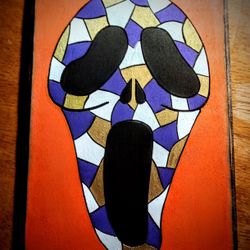 Handmade Ghostface Woodburn