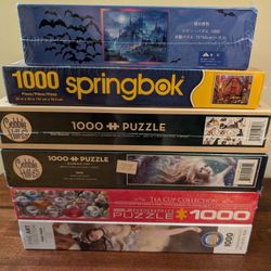 New 1000 Piece Jigsaw Puzzles - $10 Each