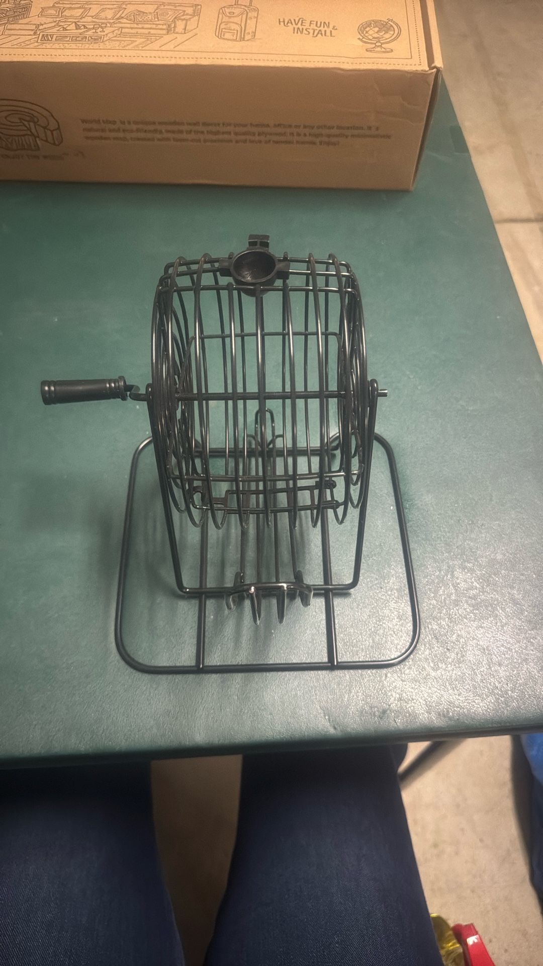 Small bingo cage