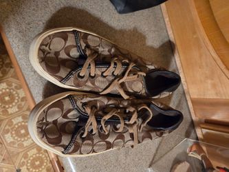 Coach Kalyn signature C monogram canvas low-top