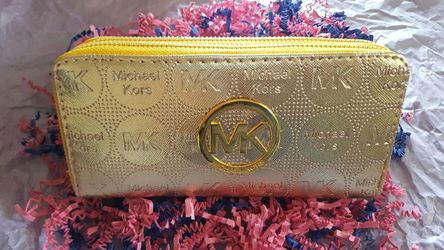 New double gold wallet