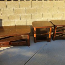 Coffee Table & End Tables 