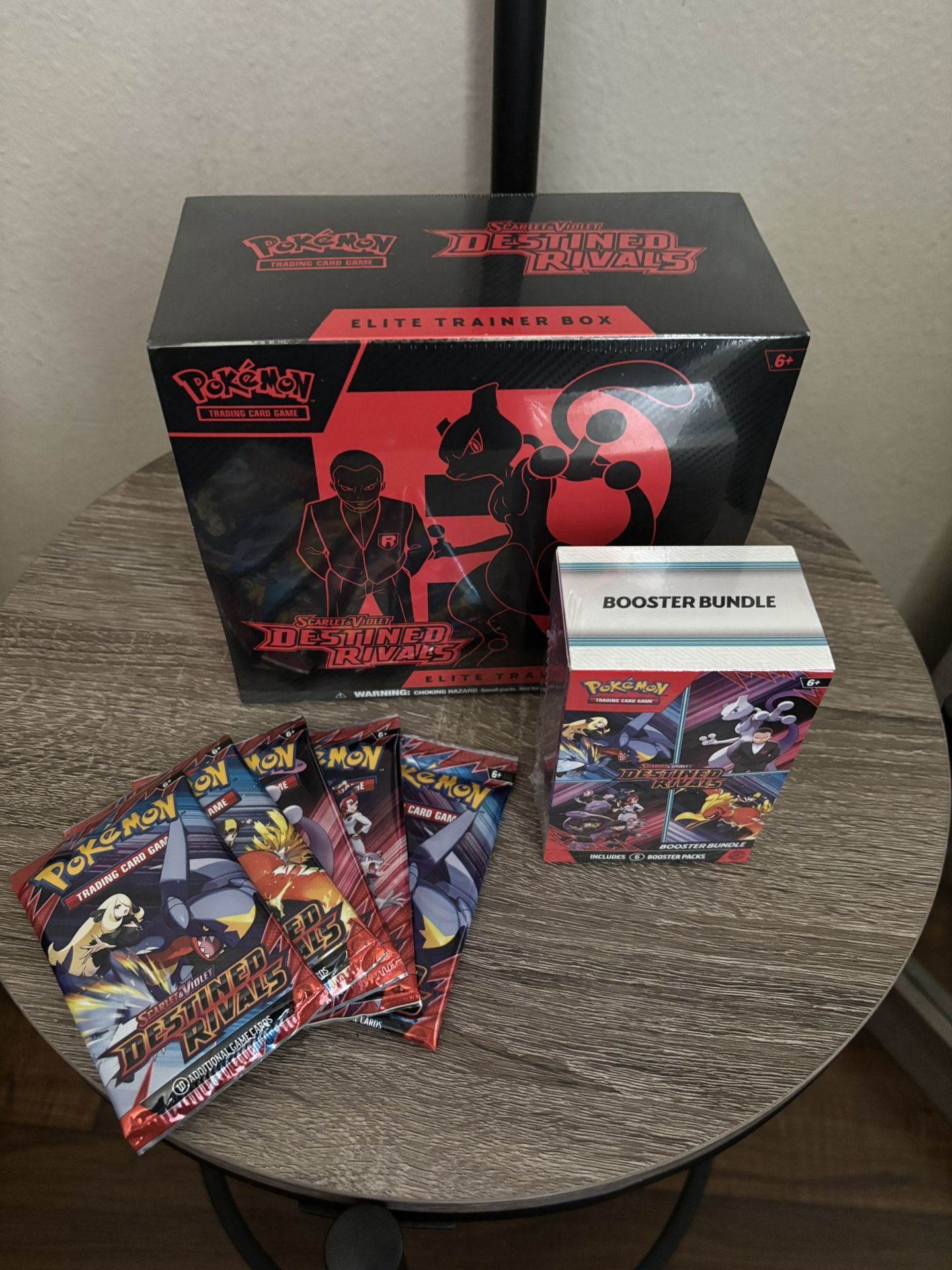 Destined Rivals Etb, Booster Bundle, 5 Loose Packs