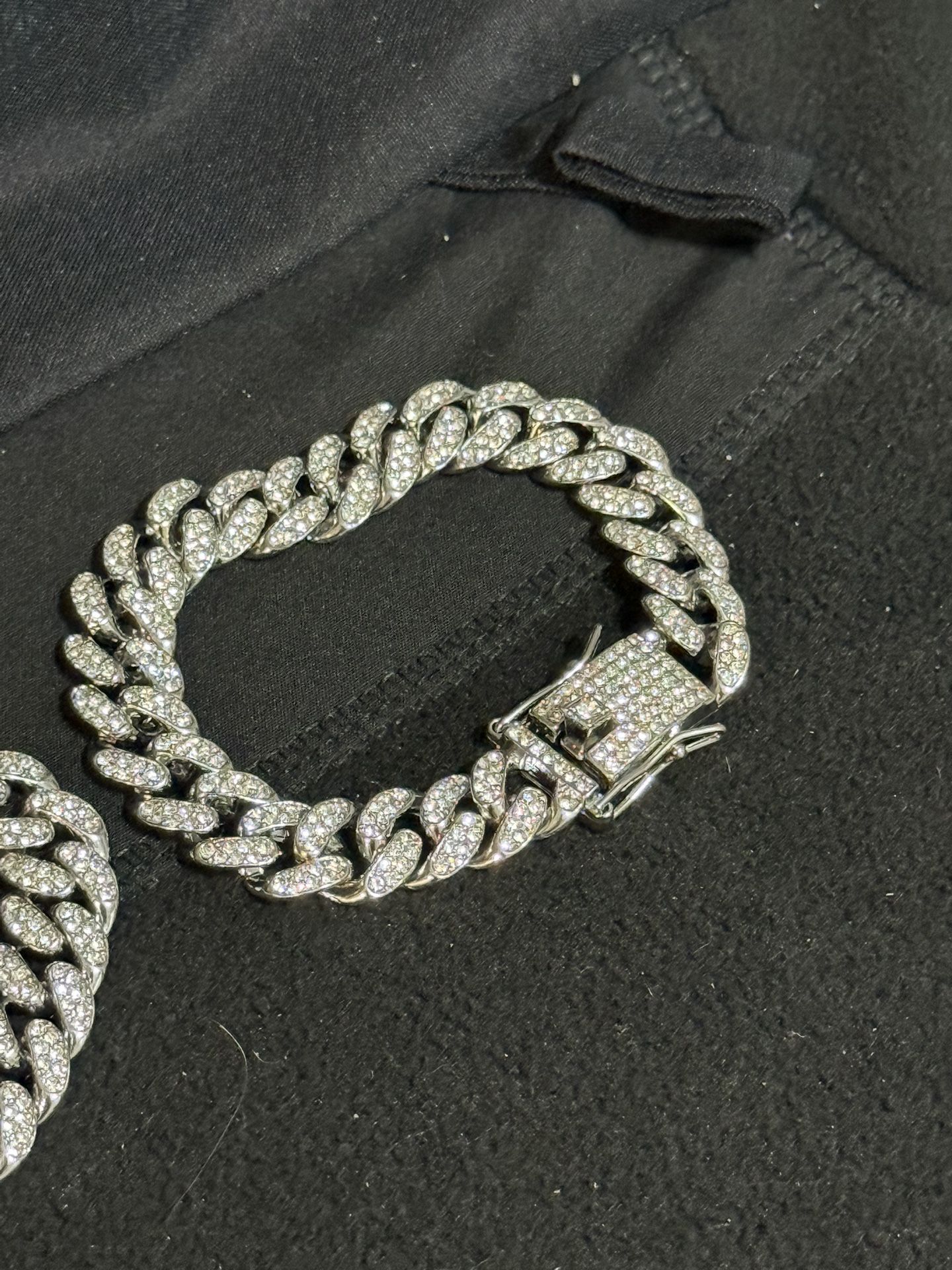 7” Cuban Bracelets Iced Out