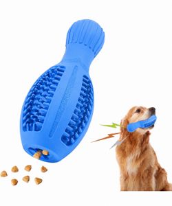 Squeaky Rubber Dog Chew Toy – Treat Dispensing Interactive Puzzle for Small & Medium Dogs