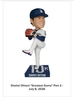 Ohtani "Greatest Game" bobblehead