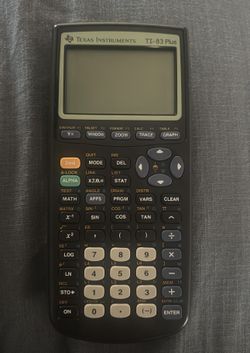 TI-83plus calculator