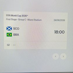 FIFA 2026 world cup tickets - Brazil Game 49
