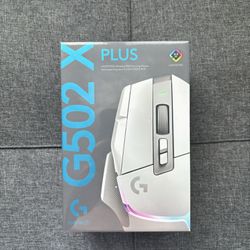 BRAND NEW Logitech G502 X PLUS Wireless RGB Gaming Mouse - White